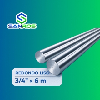 Redondo Liso 3/4″ × 6 m