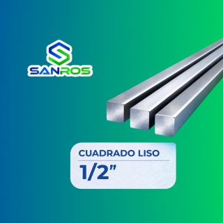 Cuadrado Liso 1/2″