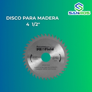 Disco para Madera 4 1/2″